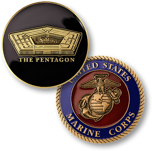US Marine The Pentagon Challenge Coin
