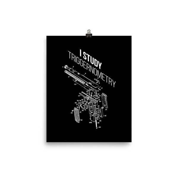 I Study Triggernometry (Option 1) Poster
