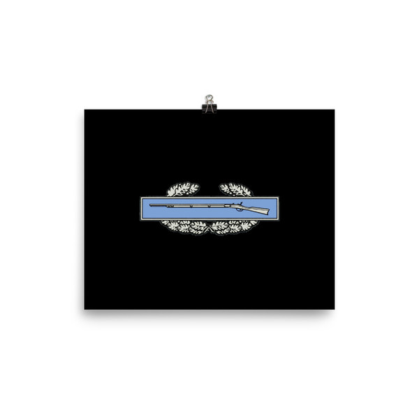 Combat infantryman Badge Poster