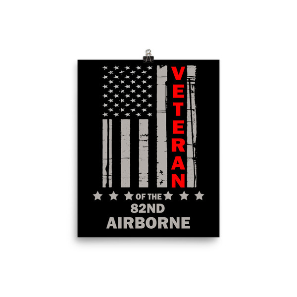 82nd Airborne Division Veteran Poster