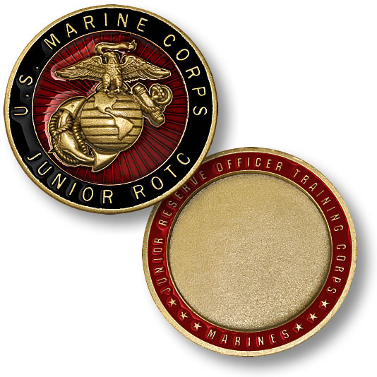 U.S. Marine Corps Junior ROTC Challenge Coin