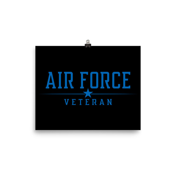 Air Force Veteran Poster