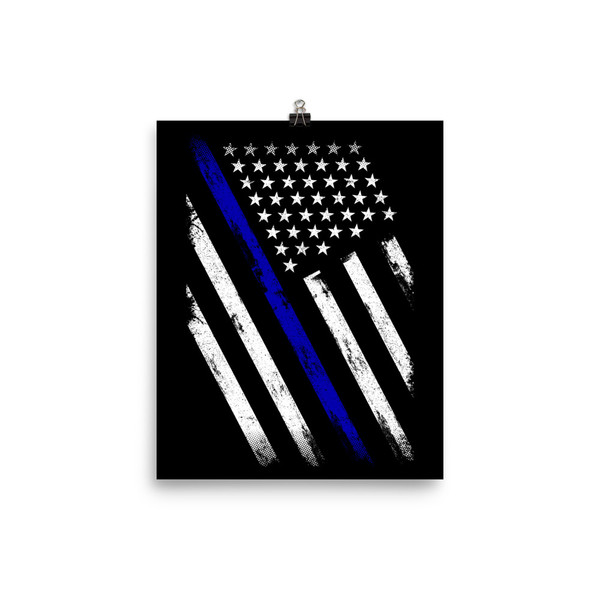 This Blue Line Flag Poster