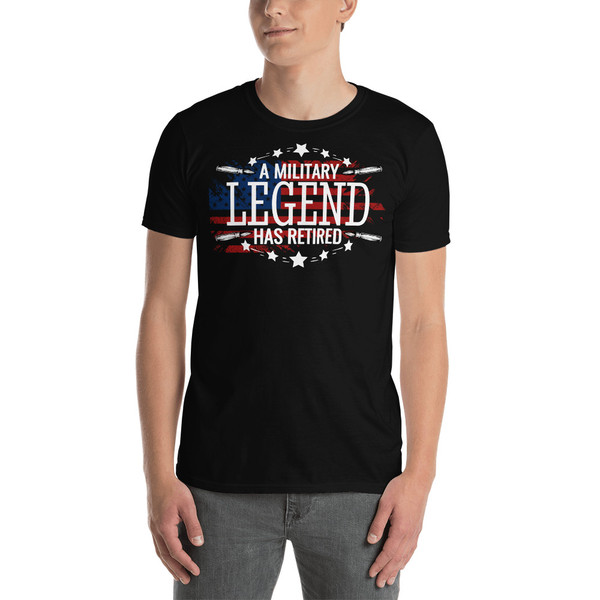 A Military Legend Has Retired Short-Sleeve Unisex T-Shirt