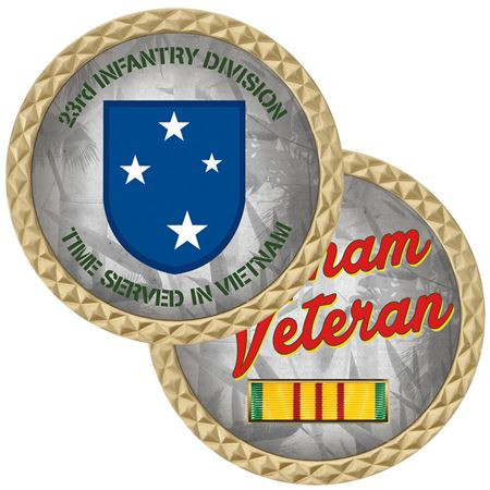 23rd Infantry Division Vietnam Veteran Challenge Coin