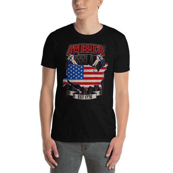 America (Established 1776) Short-Sleeve Unisex T-Shirt