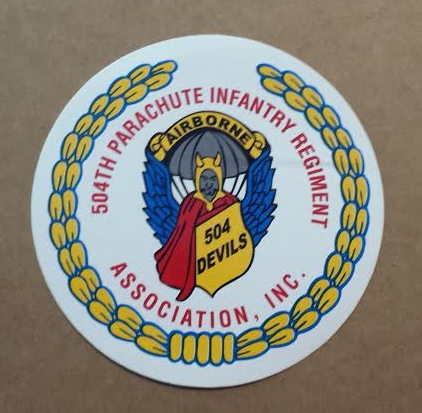 504th Parachute Infantry Regiment Association Sticker