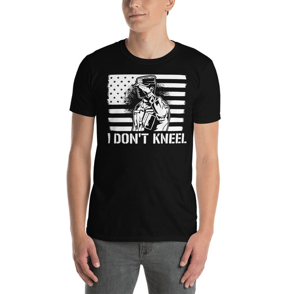 I Don't Kneel Short-Sleeve Unisex T-Shirt