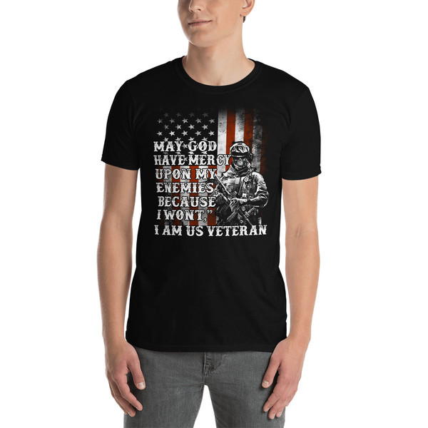 May God Have Mercy On My Enemies (Veteran) Short-Sleeve Unisex T-Shirt