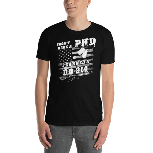 PhD / DD 214 Short-Sleeve Unisex T-Shirt