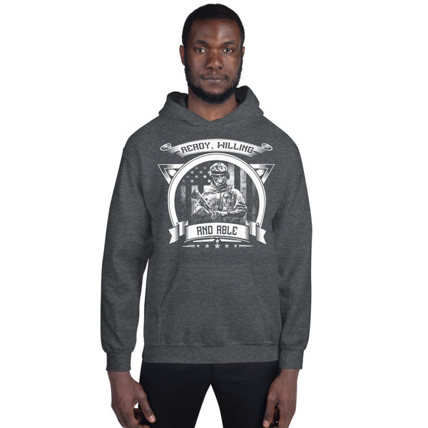 Ready, Willing, and Able Unisex Hoodie