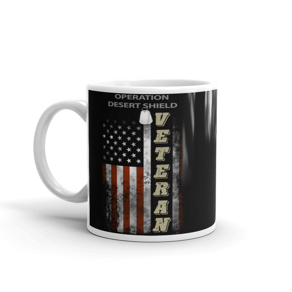 Operation Desert Shield Flag Mug