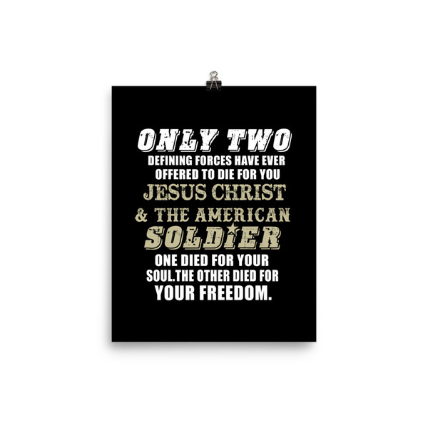 Only Two Defining Forces Poster