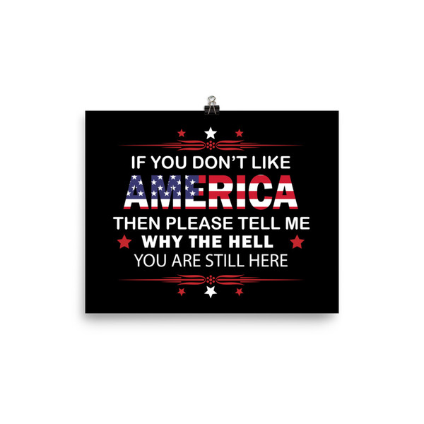 If You Don't Like America (Version 2)  Poster