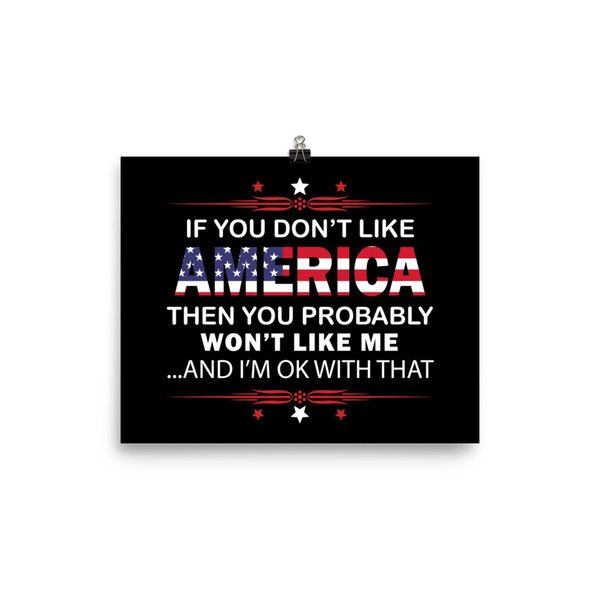 If You Don't Like America Poster