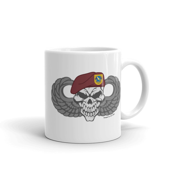 2-504 Skull w/ Wings Mug