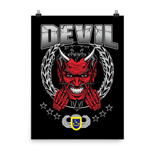 504 Devil Design Poster