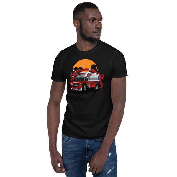 Monster Ambulance (First Responder) Short-Sleeve Unisex T-Shirt