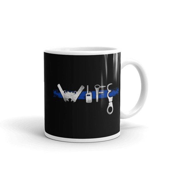 Police Wife (Police Blue Line) Mug