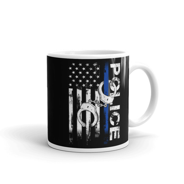 Police (Police Blue Line) Mug