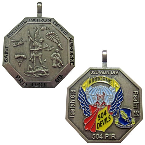 504 Parachute Infantry Regiment (504 PIR), 82nd Airborne Division St Michael Paratrooper Medallion