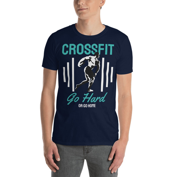 Crossfit (Go Hard or Go Home) Short-Sleeve Unisex T-Shirt