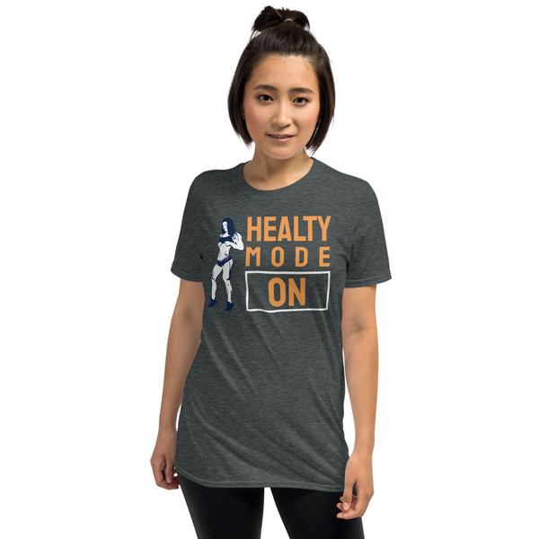 Healthy Mode On Short-Sleeve Unisex T-Shirt