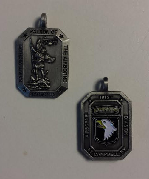 Saint Michael Patron of The Airborne Medal- 101st AIRBORNE