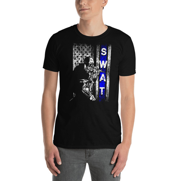 SWAT (Police Blue Line) Short-Sleeve Unisex T-Shirt