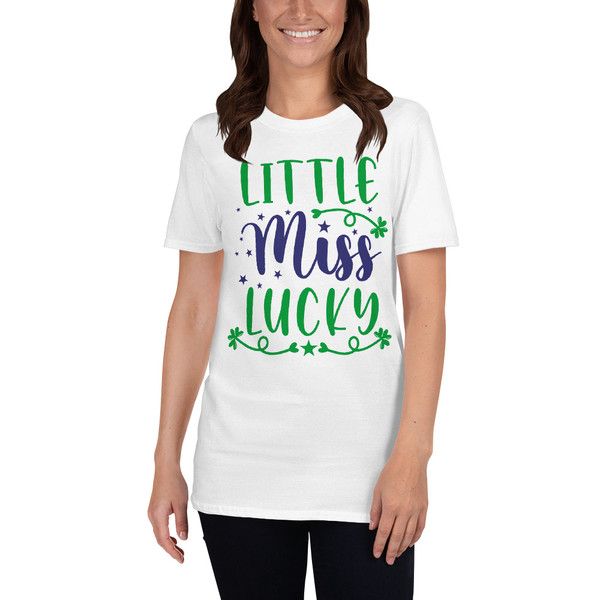 Little Miss Lucky (Saint Patrick's Day) Short-Sleeve Unisex T-Shirt