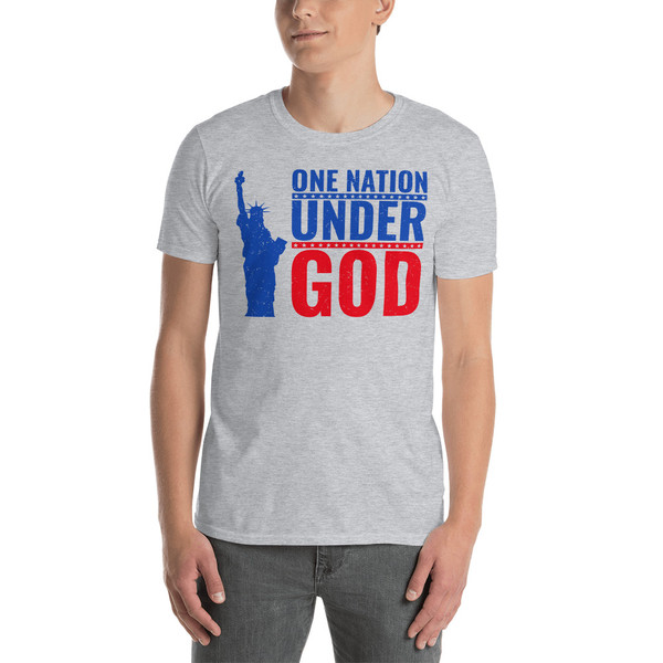 One Nation Under God (Liberty) Short-Sleeve Unisex T-Shirt