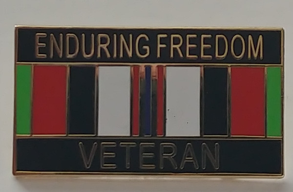 Enduring Freedom Veteran Pin