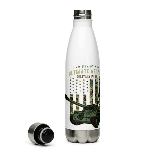U.S. Army Ultimate Weapon Tank Stainless Steel Water Bottle