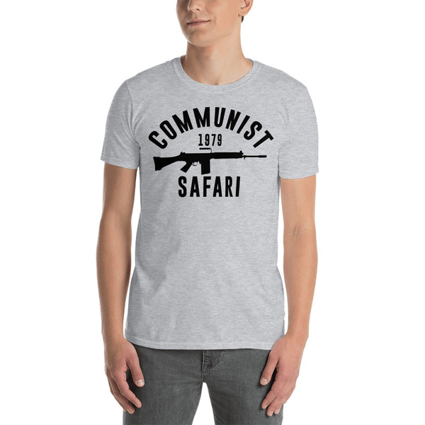 Communist Safari (Black) Short-Sleeve Unisex T-Shirt