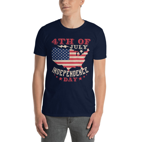 4th of July, Independence Day Short-Sleeve Unisex T-Shirt
