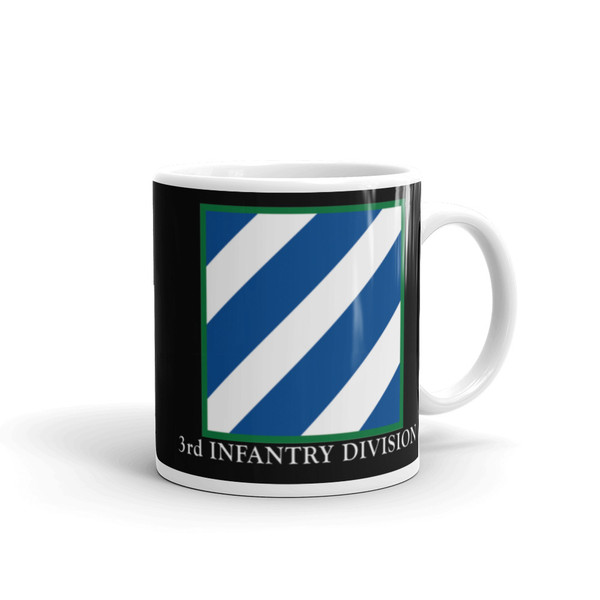 3rd Infantry Division White glossy mug