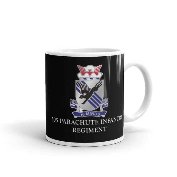 505 Parachute Infantry Regiment White glossy mug