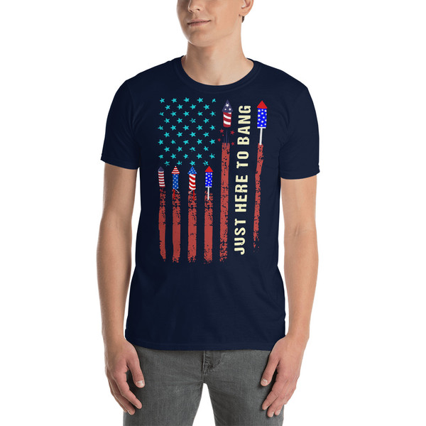 Just Here for the Bang Short-Sleeve Unisex T-Shirt