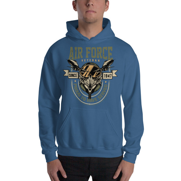 Air Force Veteran (Proudly Served) Unisex Hoodie