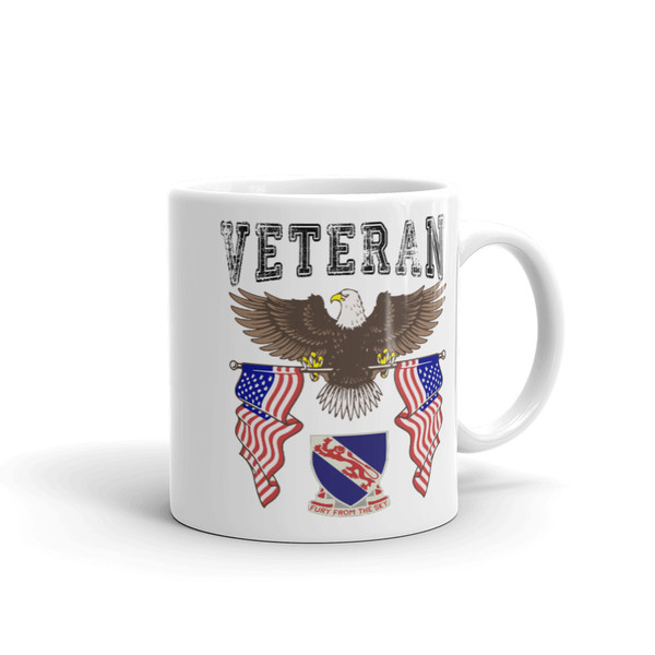 508 PIR Veteran (American Eagle 2) White glossy mug