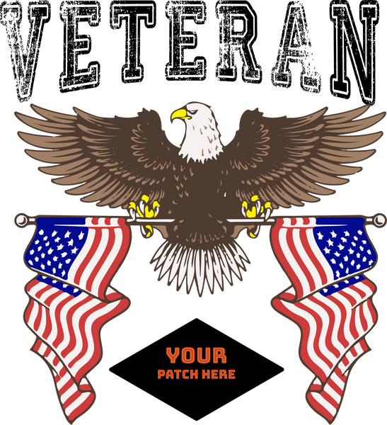 Custom Unit Veteran (American Eagle 2) White glossy mug