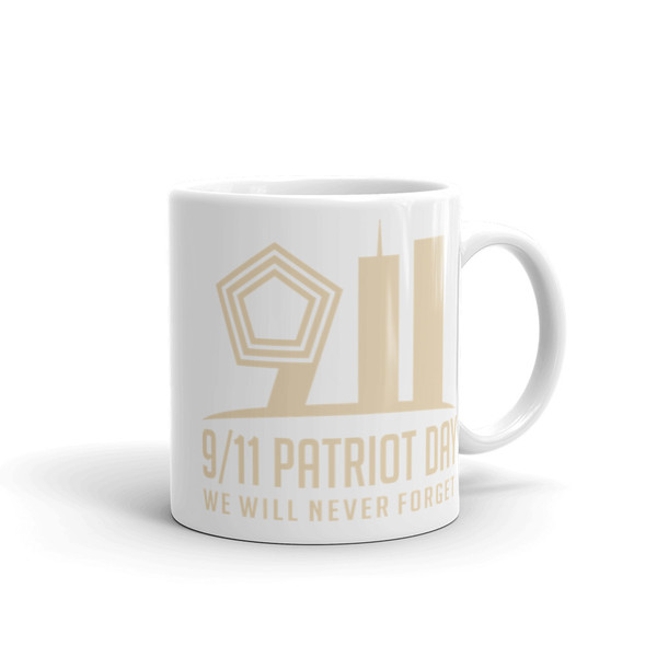 9-11 (Patriot Day) White glossy mug
