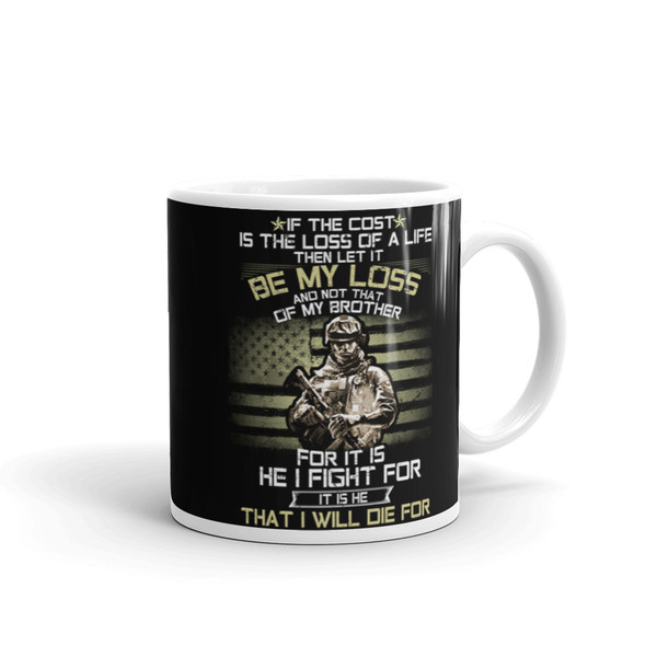 Let it be My Loss White glossy mug