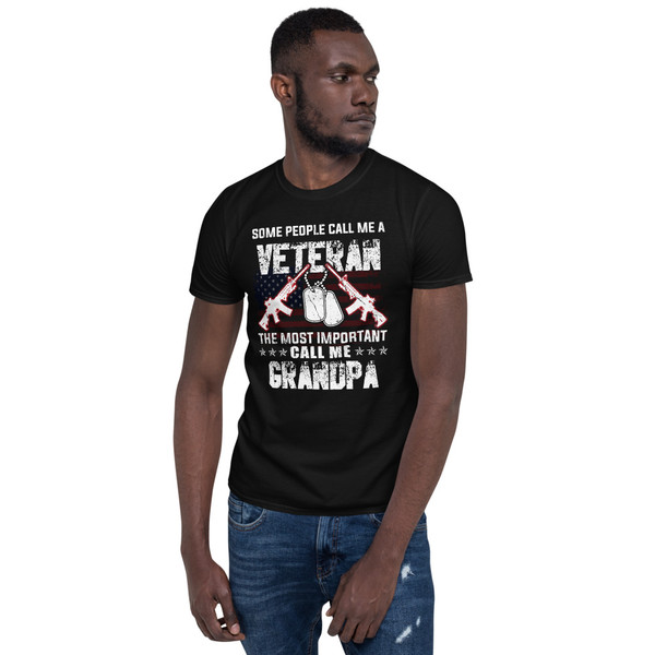 Some People Call Me Grandpa (Most Important Call Me Grandpa) Short-Sleeve Unisex T-Shirt
