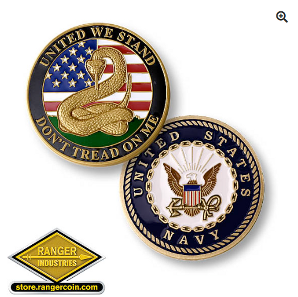 Don't Tread on Me - Marine Challenge Coin - Meach's Military ...