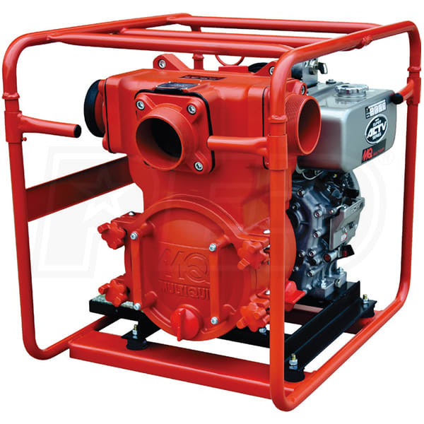 Multiquip QP4TK 4" Suction/Discharge, Trash Pump, 475 GPM, 85 ft. MAX Head; 9.5 HP KUBOTA OC95