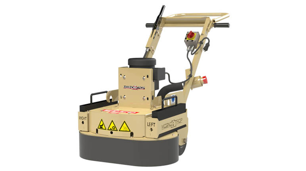 ●M.C. DEE Magna-Trap® Dual-Disc 115V Electric Floor Grinder