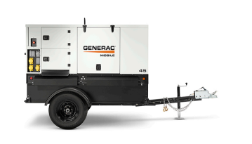 Generac MMG45IF4 - Trailer Mounted Diesel Genset, 45KVA, 240V