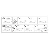 Genie Lift Part # 1279839GT - DECAL, STOW PROCEDURE, SX-125 XC, EA