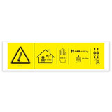 Genie Lift Part # 1292053GT - DECAL,SYM-MAXCAP 227KG, SIDE FORCE 400N, GS-1330m, EA